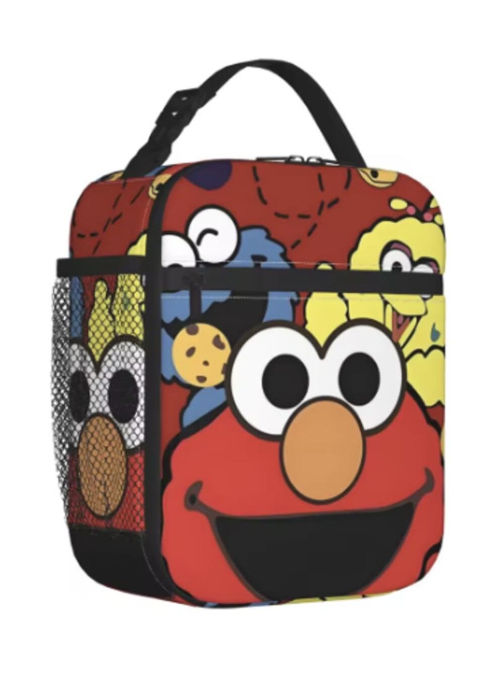 New Elmo & Sesame St. Friends Insulated Lunch Bag/Bento Box, For Work or School